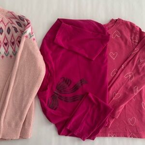 Girls EUC! Lot of 3 Long Sleeve Tops